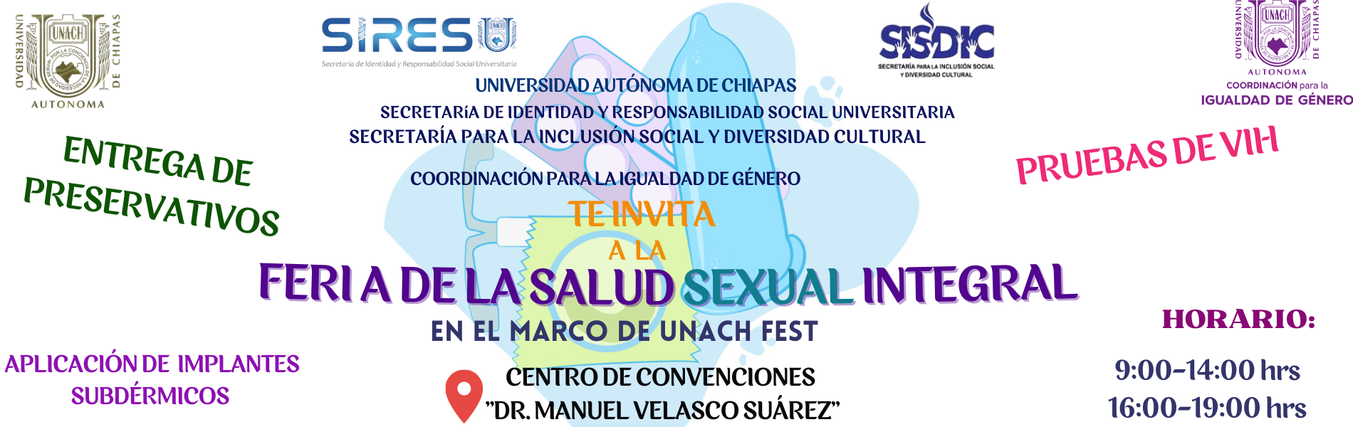 Portada Feria de la Salud Sexual Integral (FESI)